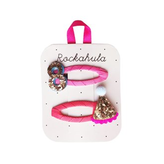 ROCKAHULA ENSEMBLE DE 2 BARRETTES - ANNIVERSAIRE 8 ANS