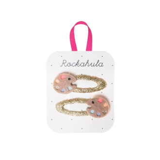 ROCKAHULA ROCKAHULA - ENSEMBLE DE 2 BARRETTES - PALLETTE D'ARTISTE