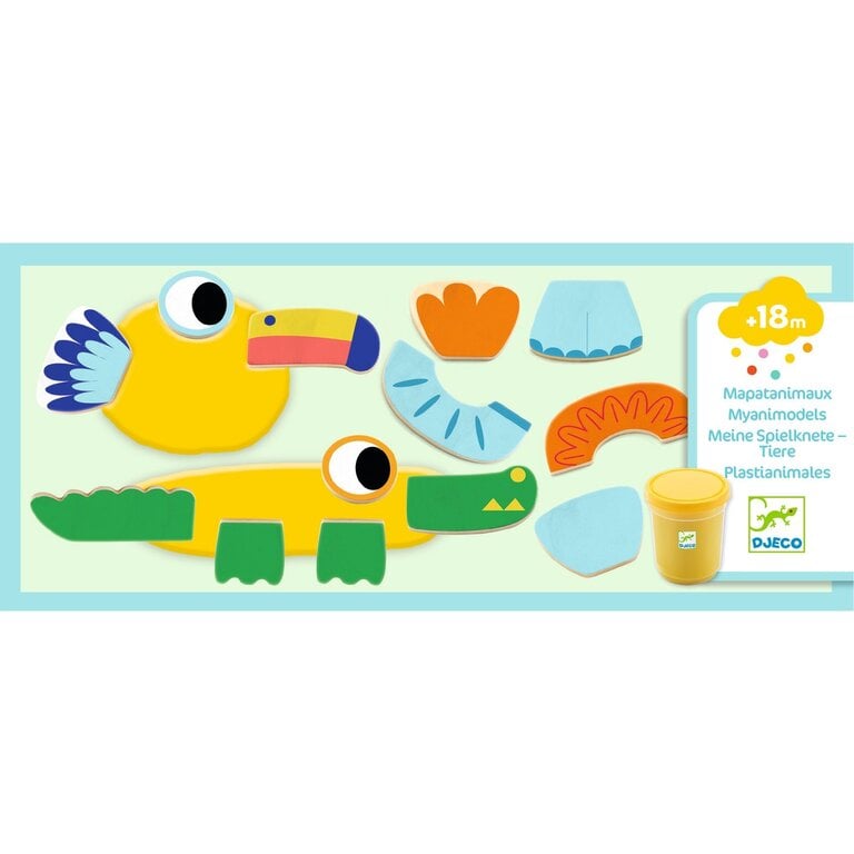DJECO MODELING DOUGH - MAPATANIMAUX