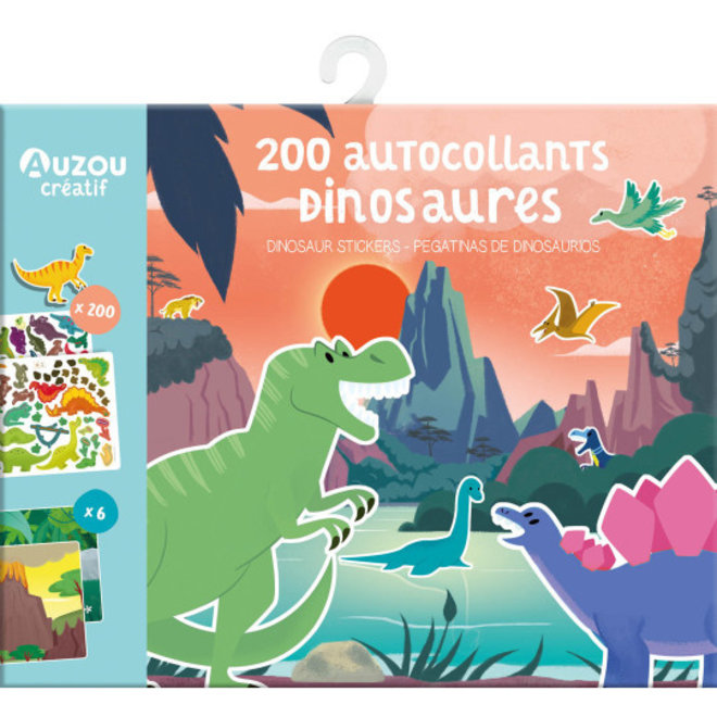 200 stickers Au pays des filles - pochette d'autocollants