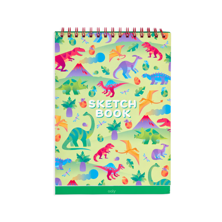 OOLY OOLY - CARNET DE CROQUIS STATIONNAIRE DARING DINOS
