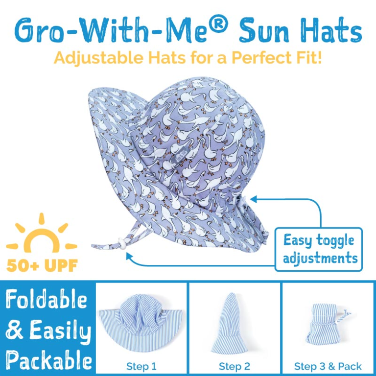 JAN & JUL CHAPEAU SOLEIL AJUSTABLE FLOPPY - PAPILLONS