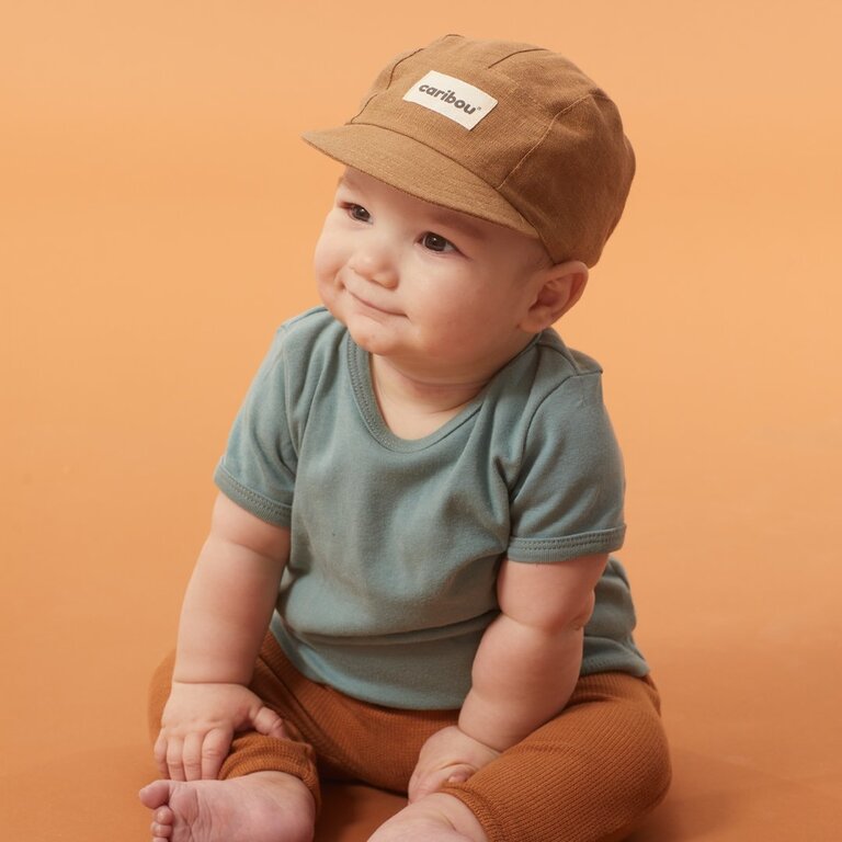 CARIBOU CASQUETTE EN LIN - MOKA