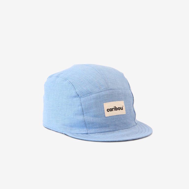 CARIBOU CASQUETTE EN LIN - BLEU CIEL