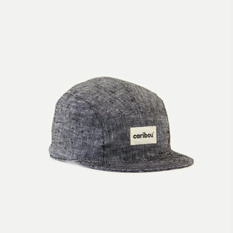 CARIBOU CASQUETTE EN LIN - CHARBON