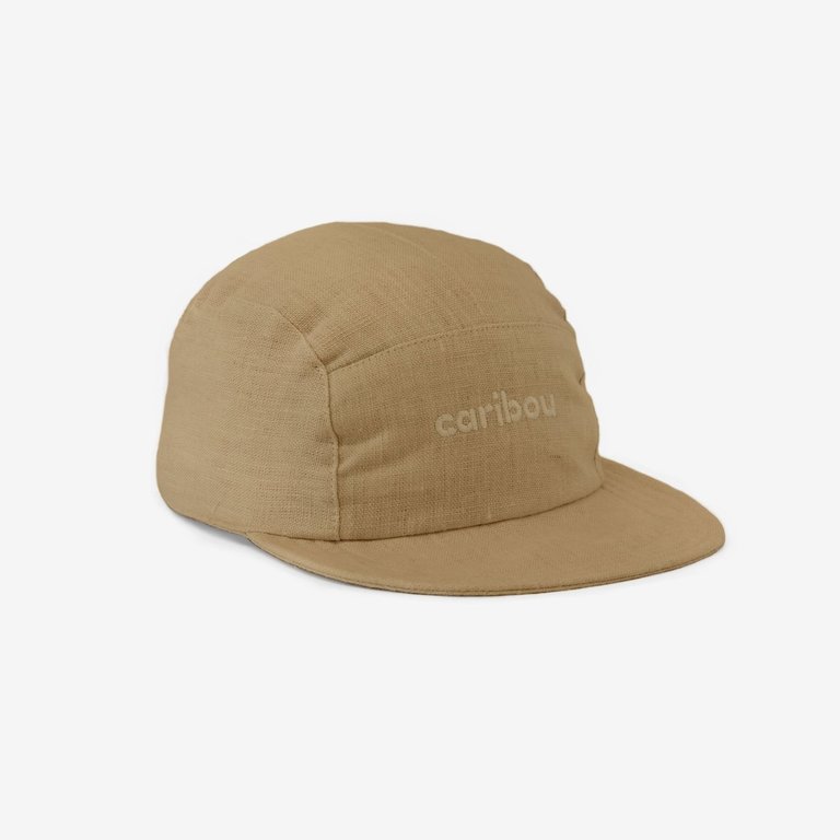 CARIBOU CARIBOU - CASQUETTE EN LIN - MOKA POUR ADULTE
