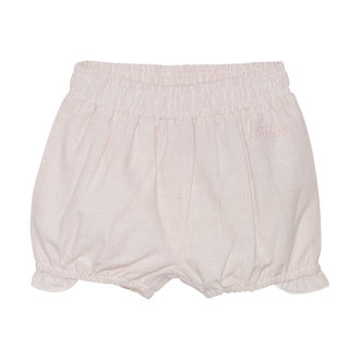 EN-FANT SHORT BLOOMER LIGNÉ - ROSE ET BLANC