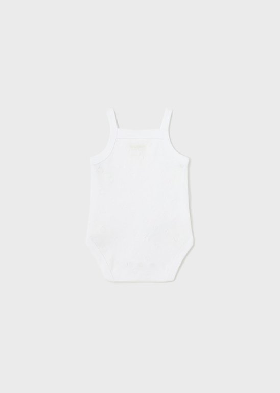 MAYORAL CACHE-COUCHE CAMISOLE POINTELLE - BLANC