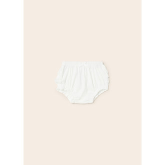 MAYORAL CULOTTE À VOLANTS - BLANC