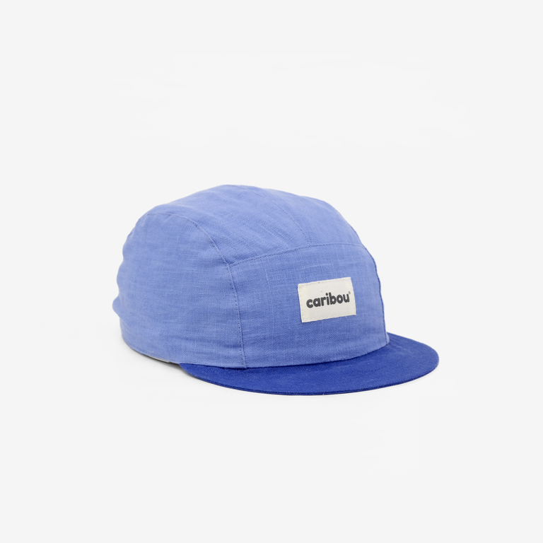 CARIBOU CASQUETTE EN LIN - DUO BLEU