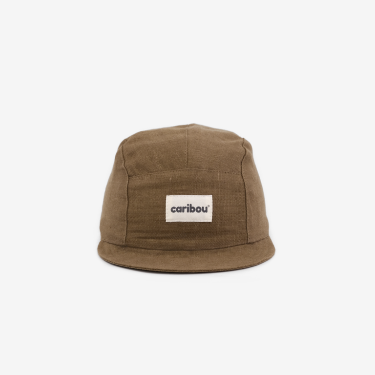 CARIBOU CASQUETTE EN LIN - CHOCOLAT