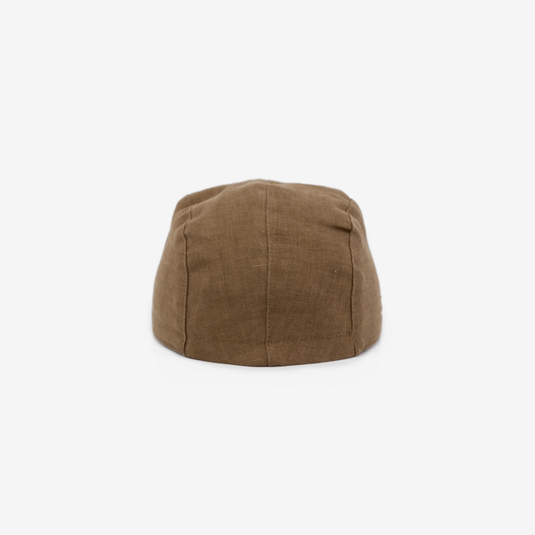 CARIBOU CASQUETTE EN LIN - CHOCOLAT