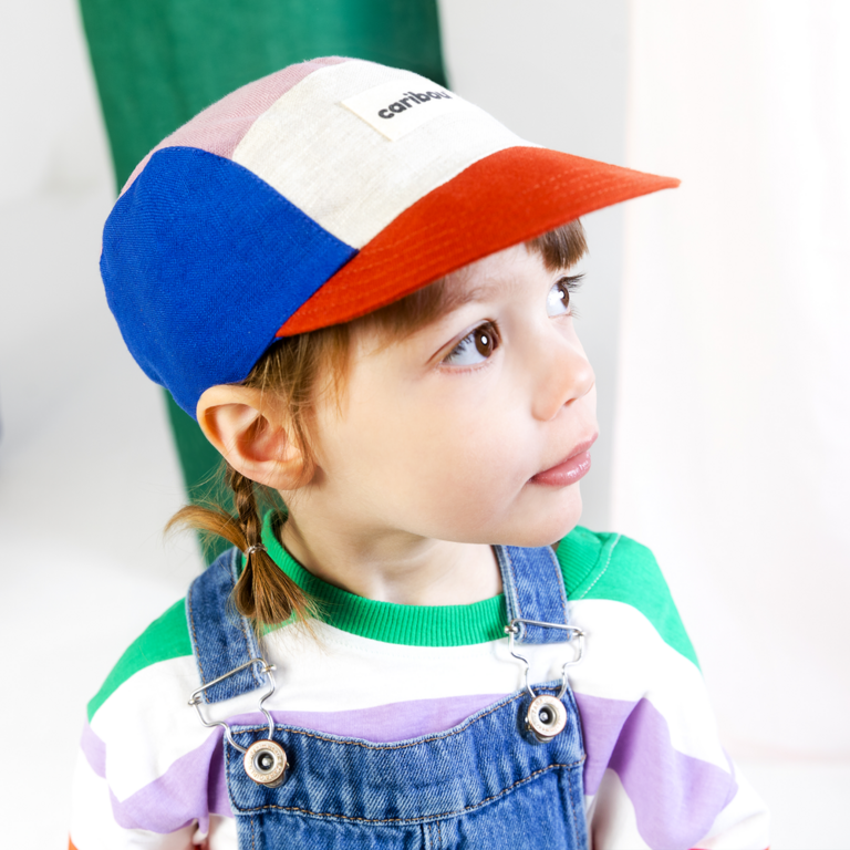 CARIBOU CASQUETTE EN LIN - ARLEQUIN