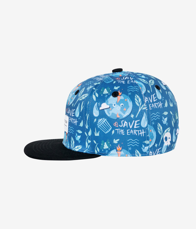 HEADSTER KIDS CASQUETTE CLEAN WORLD - BLUE