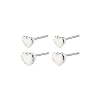 PILGRIM ENSEMBLE BOUCLES D'OREILLES AFRODITTE - ARGENT