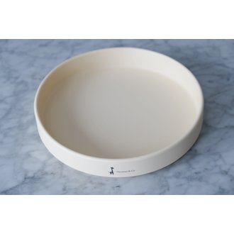 MICASSO & CO GRANDE ASSIETTE EN SILICONE - BLANC CRÈME