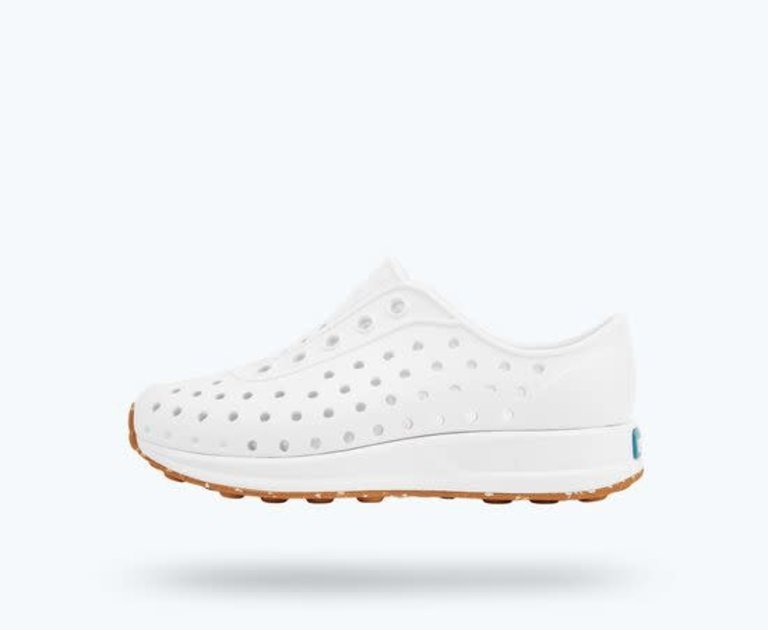 NATIVE CHAUSSURES ROBBIE SUGARLITE - SHELL WHITE/MASH SPECKLE RUBBER