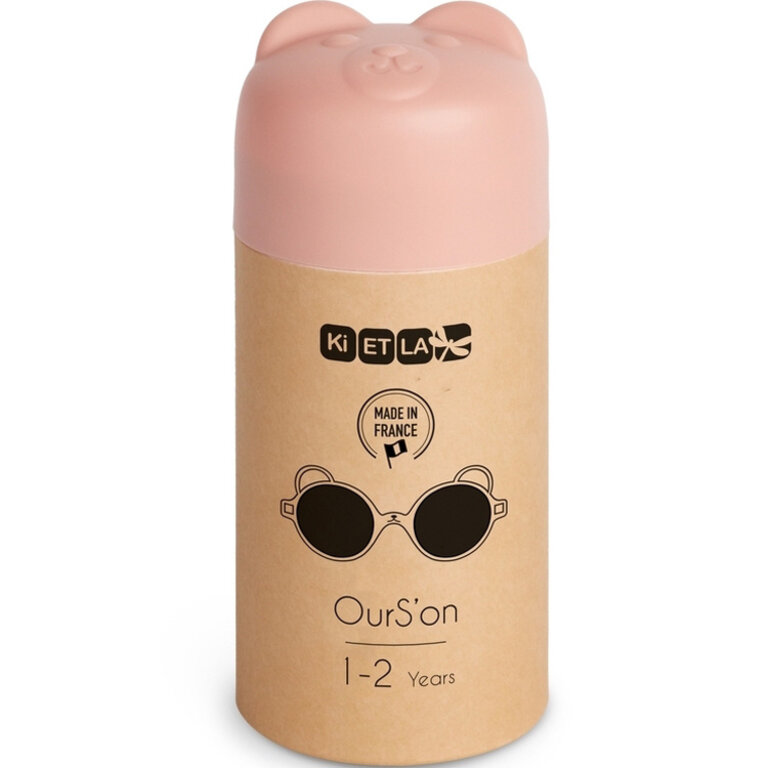 KIETLA LUNETTES DE SOLEIL - OURSON ROSE PÂLE