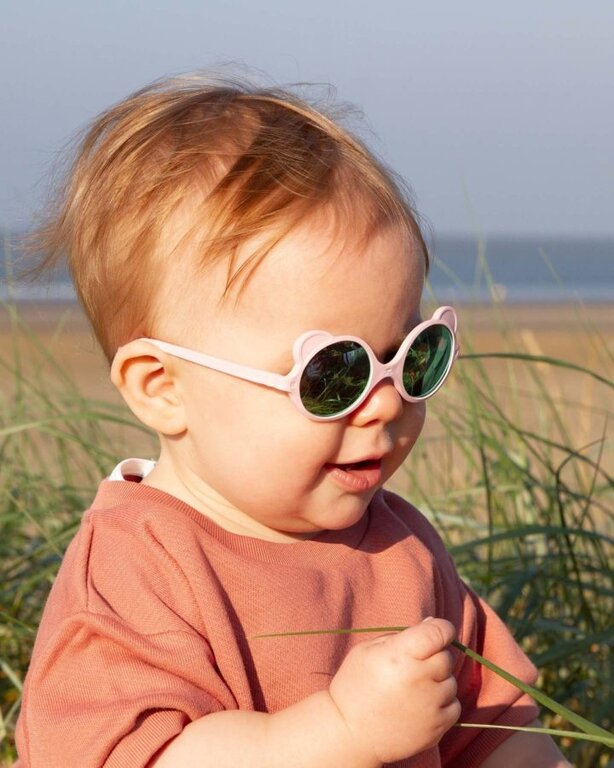 KIETLA LUNETTES DE SOLEIL - OURSON ROSE PÂLE