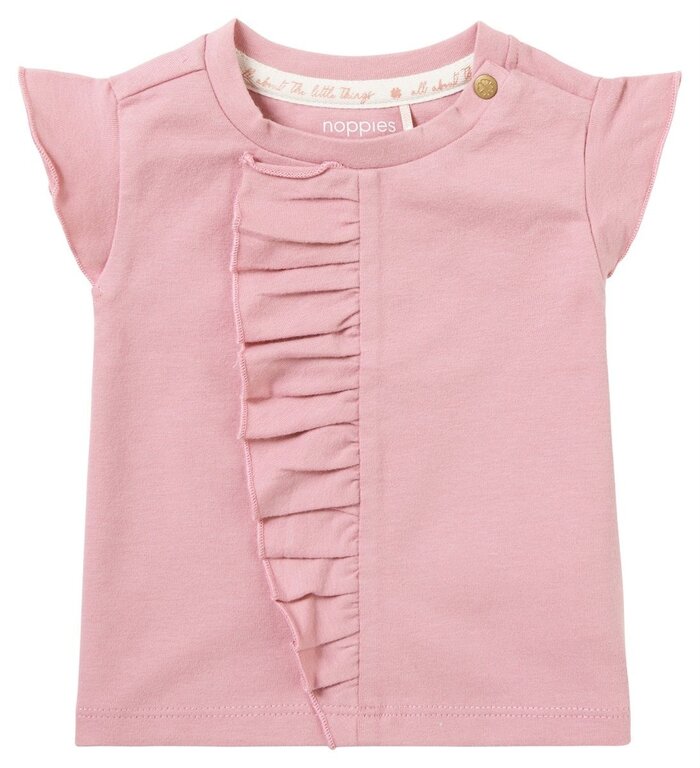 NOPPIES T-SHIRT NEW CASTLE - DUSTY ROSE