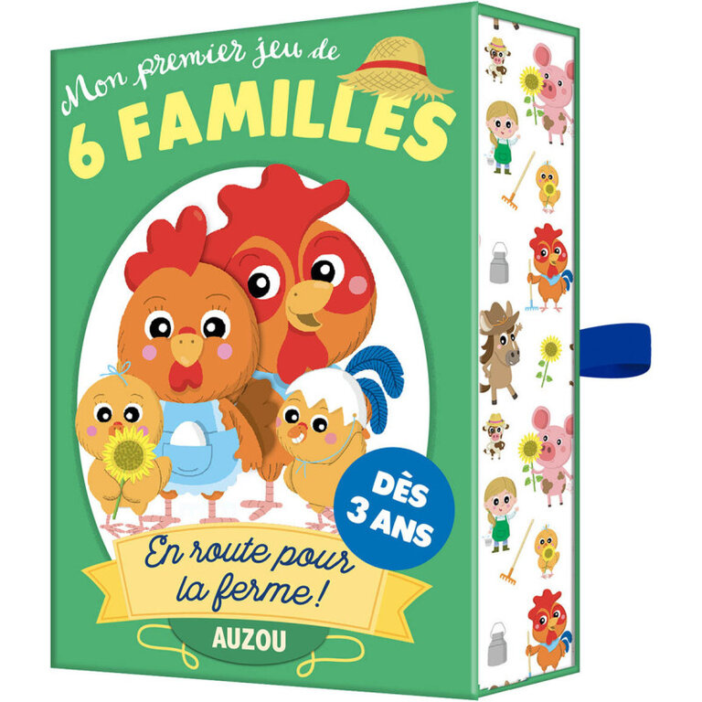 AUZOU JEU DE CARTES - JEU DES 6 FAMILLES