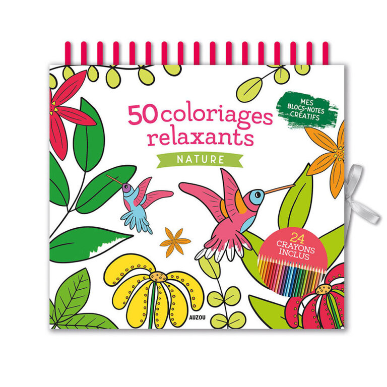 AUZOU 50 COLORIAGES RELAXANTS - NATURE