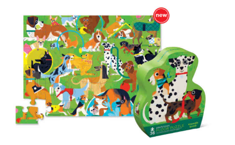 CROCODILE CREEK CASSE-TÊTE 36 PCS - PLAYFUL PUPS