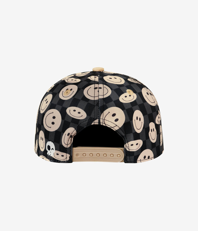 HEADSTER KIDS CASQUETTE SMILEY - BLACK