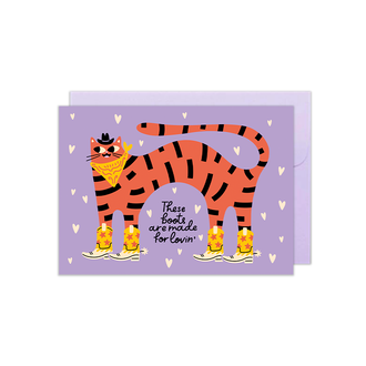 CLUB PASTEL GREETING CARD - YEEHAW CAT!