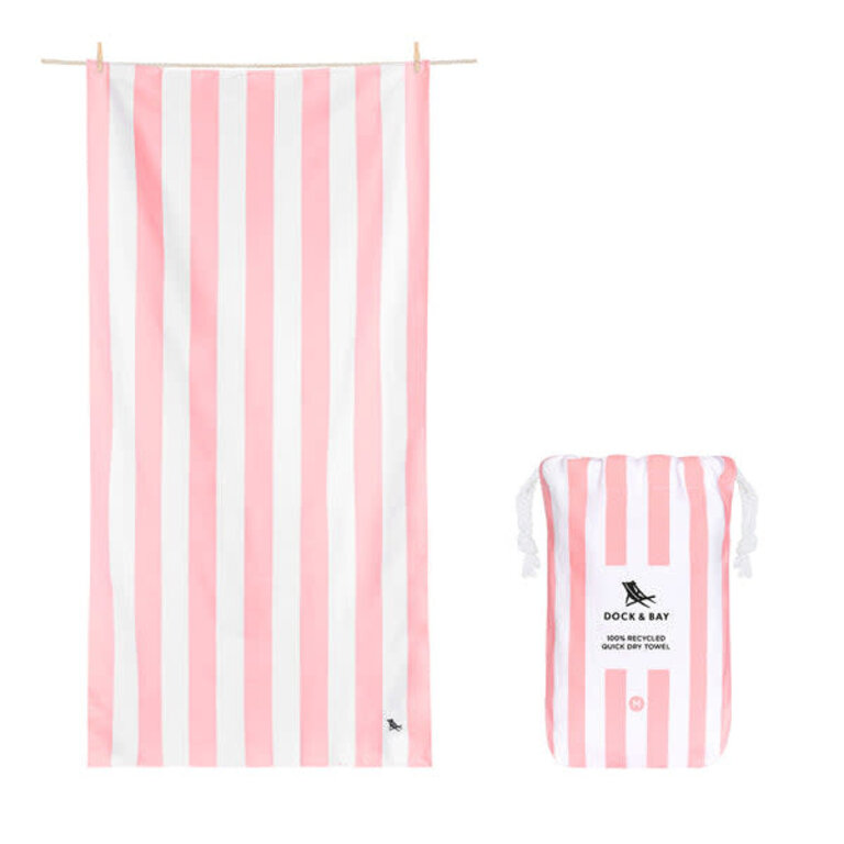 DOCK & BAY SERVIETTE DE PLAGE ENFANT - ROSE PINK