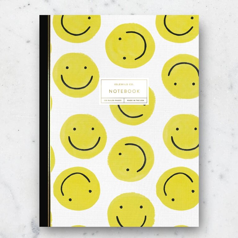 IDLE WILD CO. CARNET DE NOTE - SMILEYS