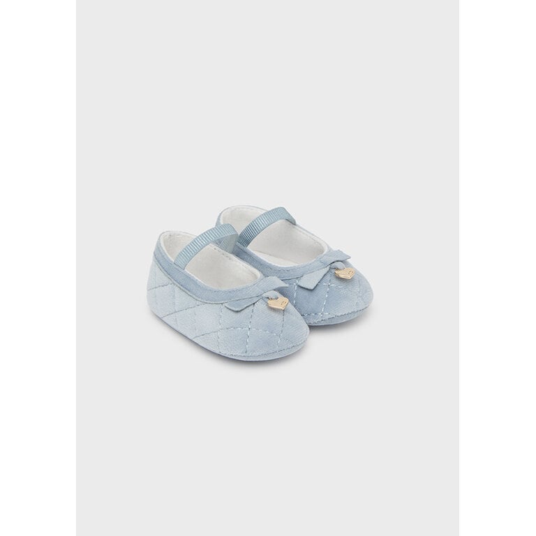 MAYORAL VELVET SHOES - BLUE