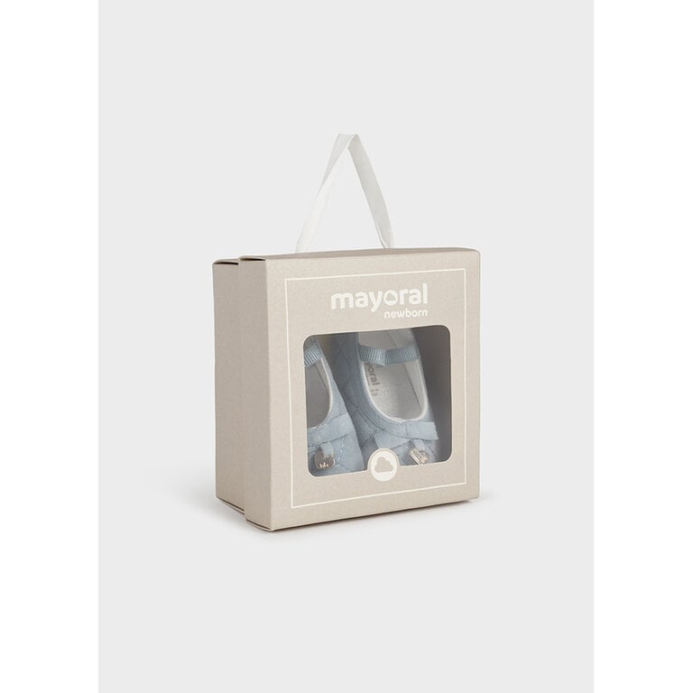 MAYORAL VELVET SHOES - BLUE