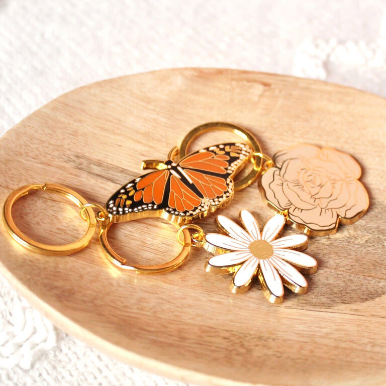 ELYSE BREANNE DESIGN PORTE-CLÉS - MONARCH BUTTERFLY