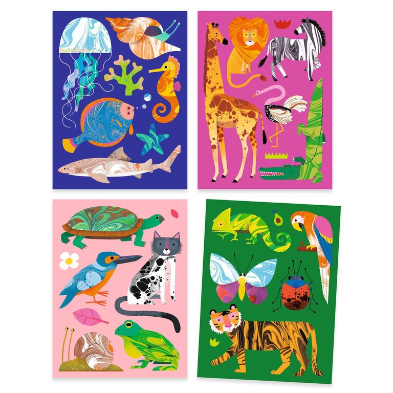 DJECO ATELIER COLOURFUL - PAPIER MARBRÉ