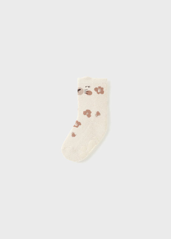 CHAUSSETTE ANTIDÉRAPANTES - LÉOPARD