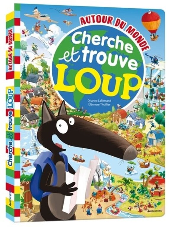 AUZOU CHERCHE ET TROUVE GÉANT - LOUP AUTOUR DU MONDE