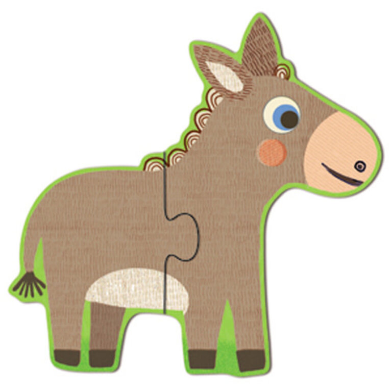 DJECO PUZZLE EN BOIS 12 PCS - COUCOU-COW