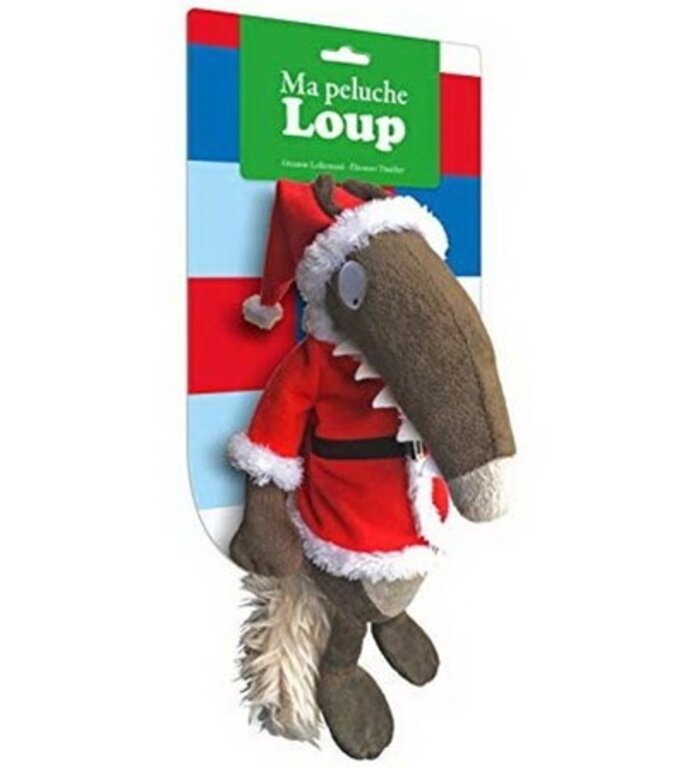 AUZOU MA PELUCHE LOUP DE NOËL