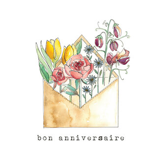 STÉPHANIE RENIÈRE MINI CARTE DE SOUHAITS -  ALPHONSINE 1M