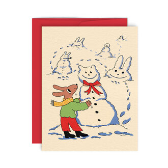 PAPEROLE CARTE DE SOUHAITS - JOIE D'HIVER