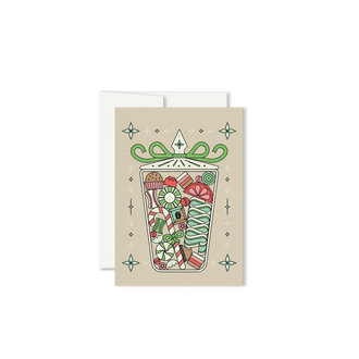 PAPEROLE CARTE DE SOUHAITS MINI - BONBONNIÈRE