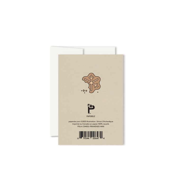 PAPEROLE MINI GREETING CARD - SWEET TREATS