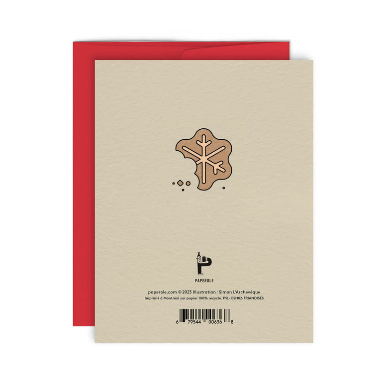 PAPEROLE CARTE DE SOUHAITS - FRIANDISES