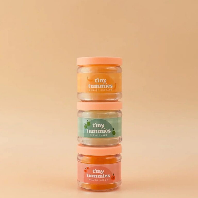 TINY HARLOW ENSEMBLE DE PURÉE POUR POUPÉE TINY TUMMIES - POMME