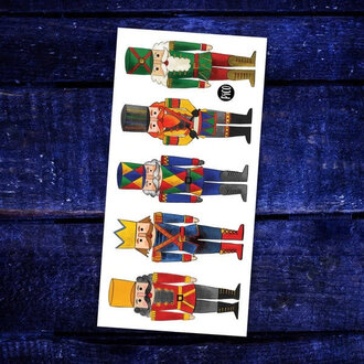 PICO TATOO TEMPORARY TATTOOS - VINTAGE NUTCRACKER