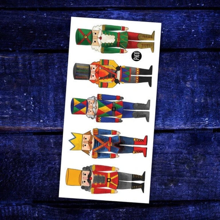 PICO TATOO TEMPORARY TATTOOS - VINTAGE NUTCRACKER