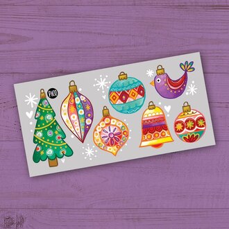 PICO TATOO TEMPORARY TATTOOS - WINTER DECORATIONS