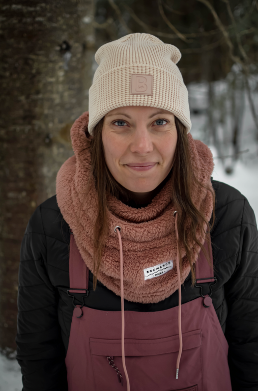 BROMANCE TUQUE GAUFRÉE - ROSE PÊCHE