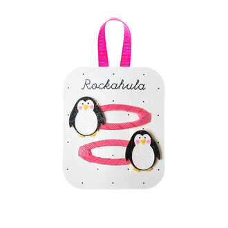 ROCKAHULA ENSEMBLE DE 2 BARRETTES - PINGOUINS SCINTILLANTS